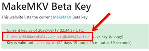 make mkv beta key - MakeMKV key 2022